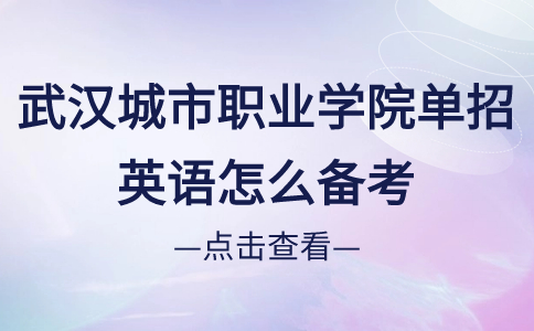 武漢城市職業學院單招
