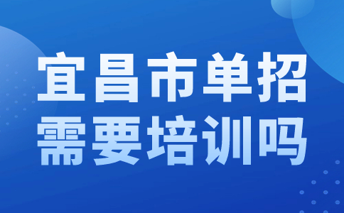宜昌市單招需要培訓嗎