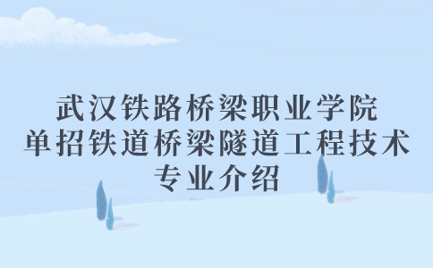 武漢鐵路橋梁職業學院單招